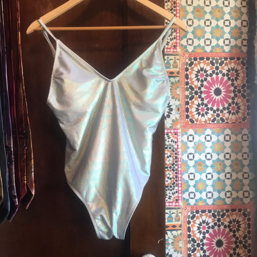 Holographic One Piece Swimsuit